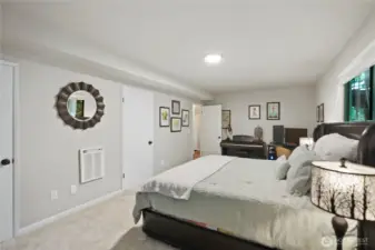 Two generous closets