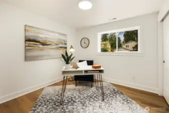 Lower level office / bedroom