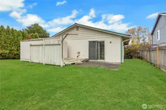 "Grass is enhanced virtually"