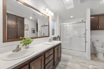 Primary ensuite, walk in shower