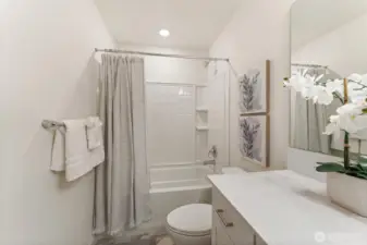 Clean and functional second bathroom designed for everyday use.