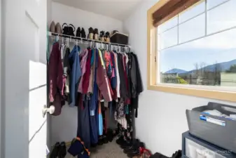 Primary walk-in closet
