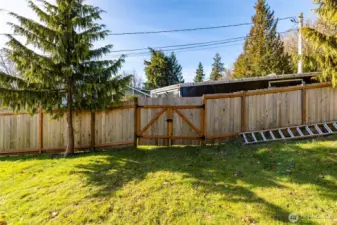 Large Gate for side yard entrance