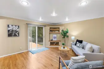 Lower level flex room