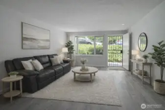 Virtual staging shows just how lovely this space can be.