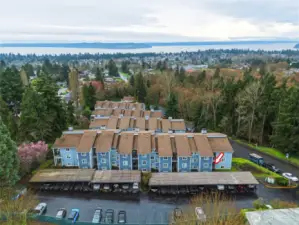 Nearby parks and scenic views of the Sound create the perfect balance of urban living and outdoor enjoyment.