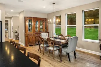 Designed around some heirloom furniture, you can be assured this space will fit your needs!