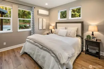 primary on the main --- this is a king-size bed with a walk-in closet and primary bath attached.