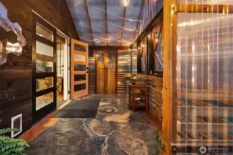 Welcome to zen gardening shed, entertainment bunk house, tiki bar, yoga studio.