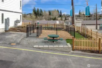 On-site dog park!