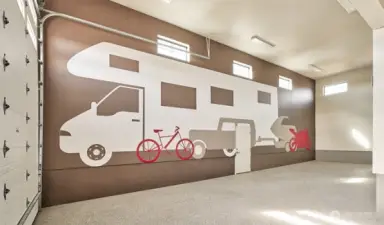 44' RV bay   Photo from another home.