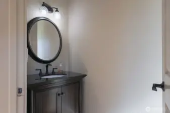 Powder room vanity