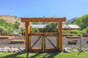 Fully fenced Garden area