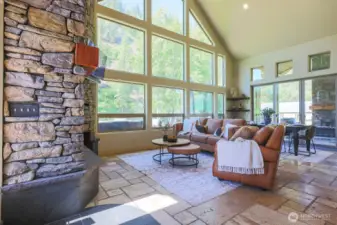 Living with large picture windows