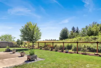 Private Outdoor Living Behind Home