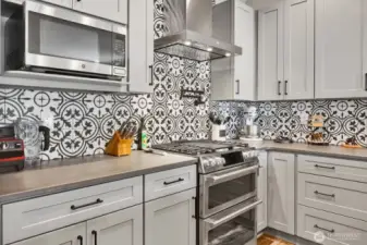 All New Kitchen with Tile
