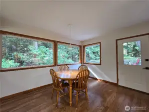Tranquil Views surround the Dining Area