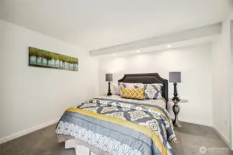 The fifth bedroom. Located on the lower level.