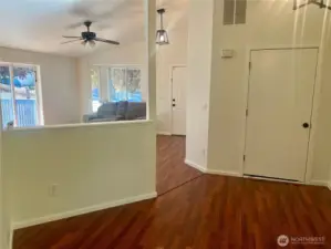 View from the dining room