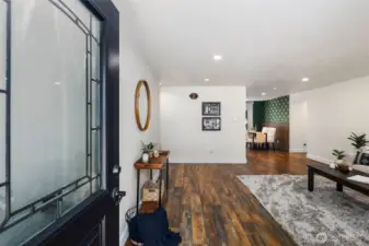 Spacious living room