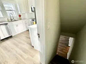 Access to Unit 1. Top Level.