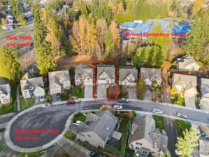 Tucked away in a quiet cul-de-sac with an elementary school and park in your back yard