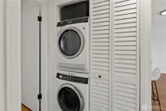 New water heater, and updated electrical panel and in unit washer and dryer