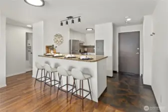 Open concept flow that maximizes the square footage.