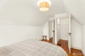 Primary enjoys walk-in closet