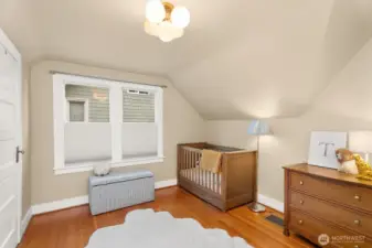Second bedroom off of primary is fit for a little King or Queen (or two)