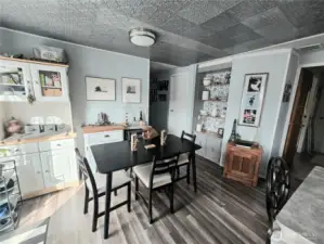 Dining area off kitchen