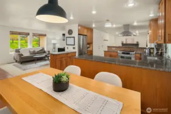Wonderful dining room.