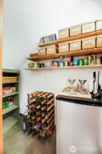 Fabulous set up under the stairs, no space wasted!