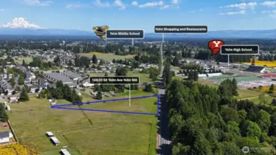 Moments to schools, restaurants, bus stops, and shopping. Blue boundary lines are approximate. Buyer to verify to their own satisfaction.