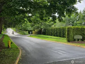 Gated Entrance.