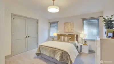 Ensuite bedroom with full bath on the main floor.