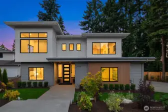 MN Custom Homes presents a modern design located in the heart of Houghton
