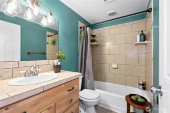 AI generated virtual staging Bathroom