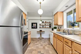 AI generated virtual Staging. Kitchen