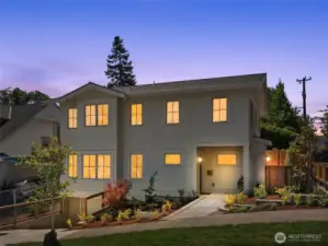Beyond the box urban oasis! Stand out from the crowd with this truly unique Genesee home. Built by local builder/designer team who care deeply about Seattle’s charm, it offers uncompromising craftsmanship & thoughtful design – far from any cookie-cutter box. With all millwork framed in solid Douglas fir instead of particle board or MDF + wood-cased windows, it’s built to last for generations. This investment means lasting quality, comfort, and beauty. Features include a main floor en suite bedroom, ducted heat pump with A/C, heated primary bath floor, eco-friendly Marmoleum, ready-to-wire EV conduit & an open, light-filled floor plan with an entertainment style kitchen. Just a 9 min. WALK to Light Rail, PCC, Columbia City shops, cafes & parks!... 84 WALK SCORE!