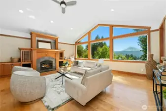 Main living room is a show-stopping statement!