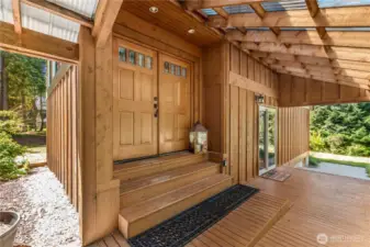 Double front door