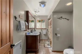 Lower full bathroom
