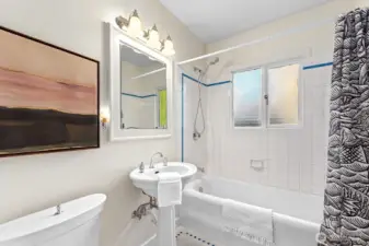 Main floor bathroom