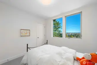 3 of 3 upstairs bedrooms - also with some views.