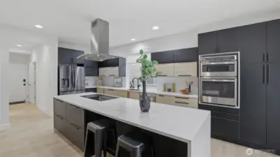 Modern cabinetry with ample storage and prep space, a kitchen that makes cooking feel effortless.