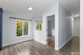 Dinning room leading to 5th room- Bonus / office or 5th bedroom.