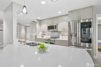 Bar seating for entertaining