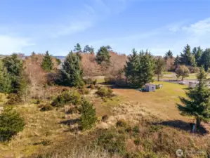 Your lot isn't heavily treed making for easy development.