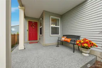 Front Patio with Seating Area